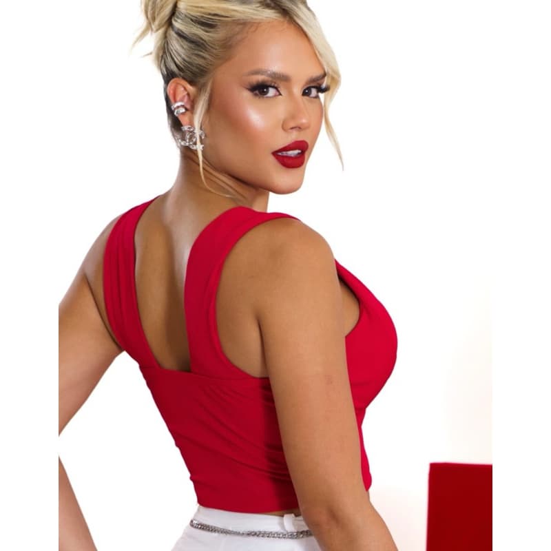 CROPPED COM BOJO V / CROPPED MODINHA BLOGUEIRA / CROPPED MODELO V 6