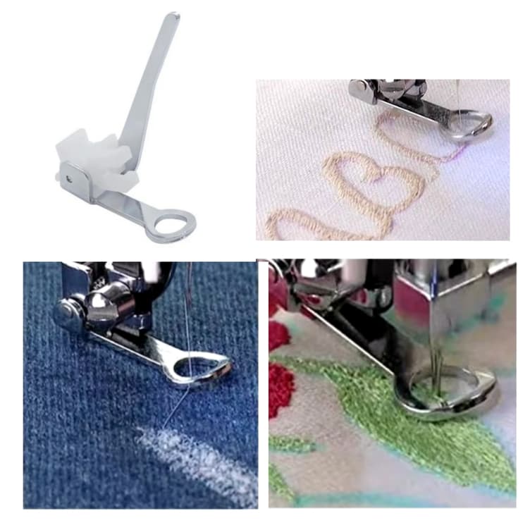 1 CALCADOR PARA QUILT LIVRE PARA MÁQUINA DE COSTURA DOMÉSTICA-calcador c5
