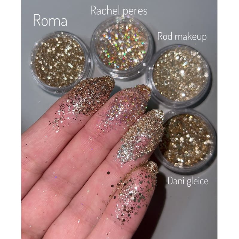 Quarteto de Glitter dourado pigmento/asa de borboleta-Useglow