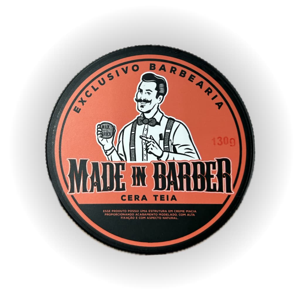 Cera Capilar Modeladora Efeito Teia Uso Profissional Made in Barber - 70g/130g