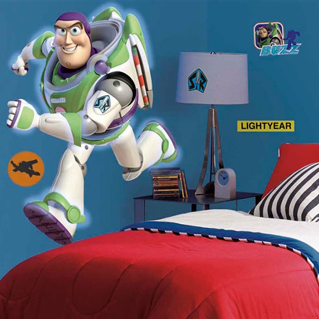 Buzz Lightyear Toy Story Adesivo de Parede Decorativo