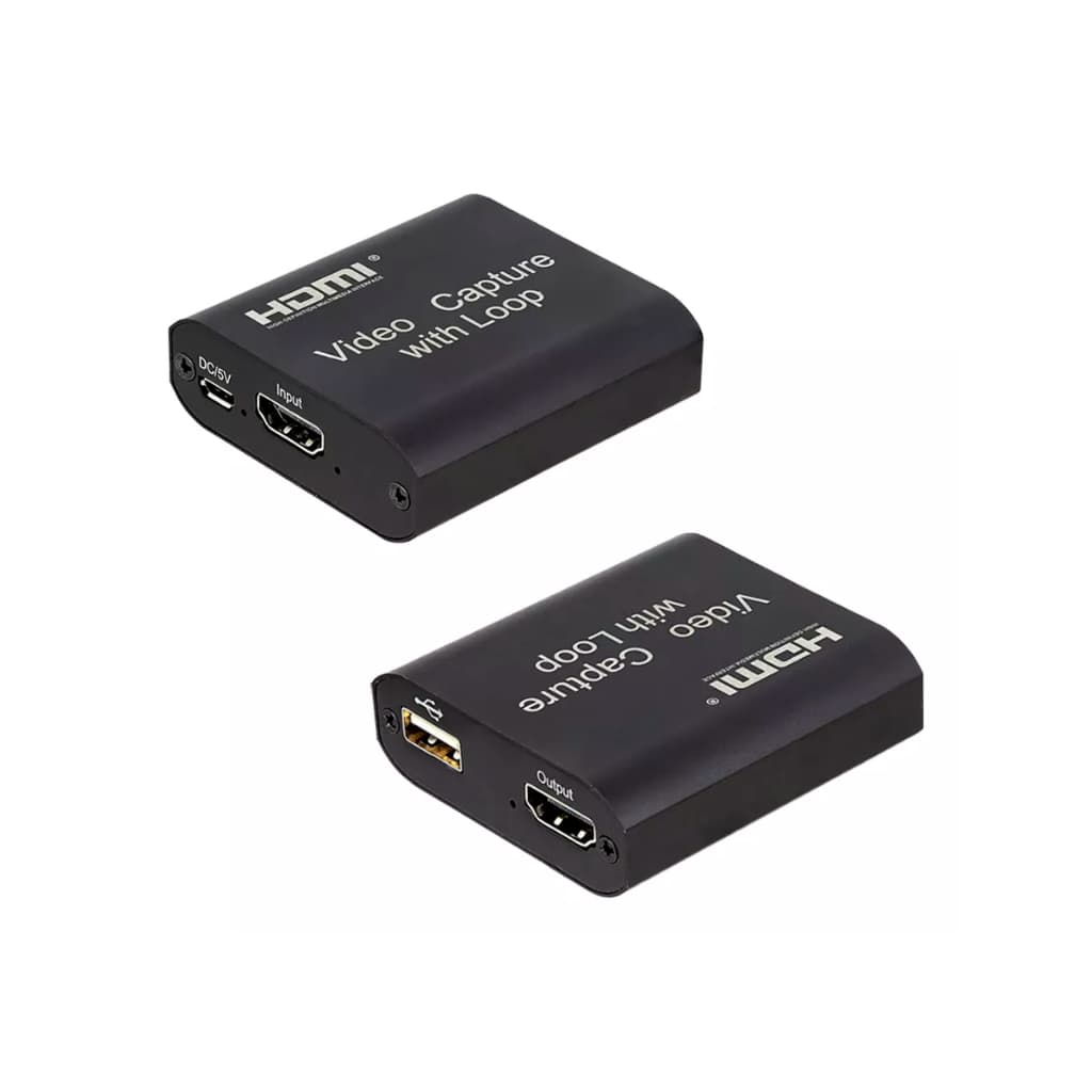 Adaptador Placa Captura Usb 2.0 P/ Hdmi (with Loop) Ref. Uv-04