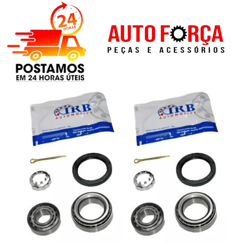 PAR KIT ROLAMENTO RODA TRASEIRA GOL PARATI SAVEIRO SANTANA VOYAGE IRB100