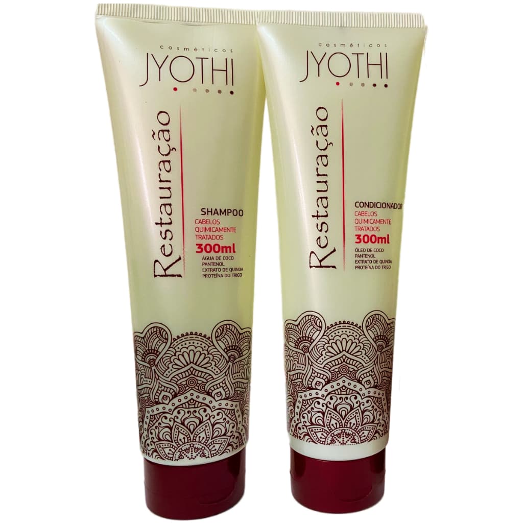 Kit Shampoo + Condicionador Profissional Tratamento Pós Química E  Pós Progressiva 600ml Jyothi