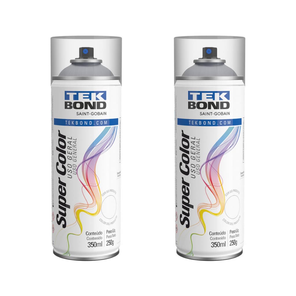 Verniz Incolor Brilhante Uso Geral Protege dá Brilho 350ML TEKBOND - Kit com 2