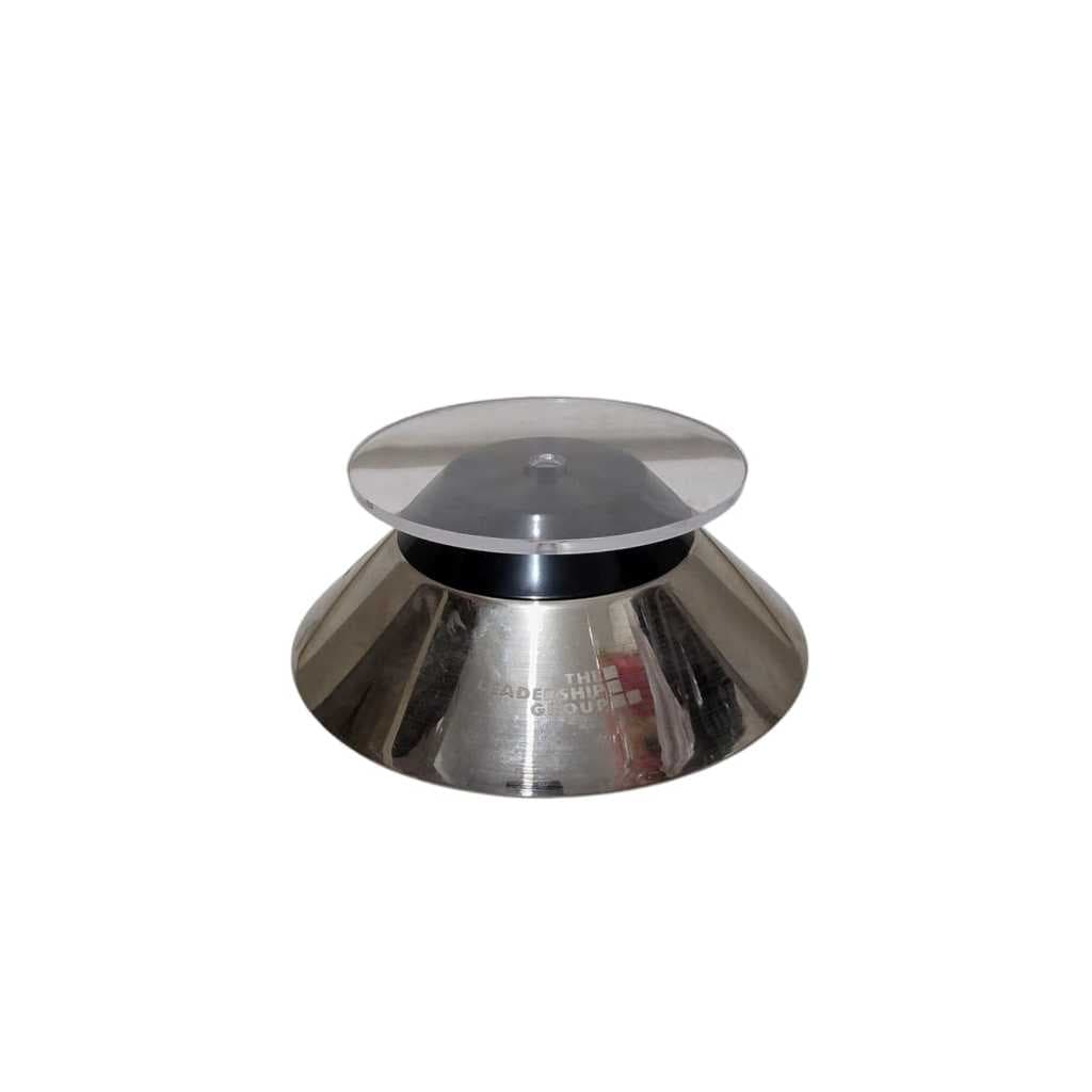 Expositor Base Jóias 360° Giratório Automático De Mesa