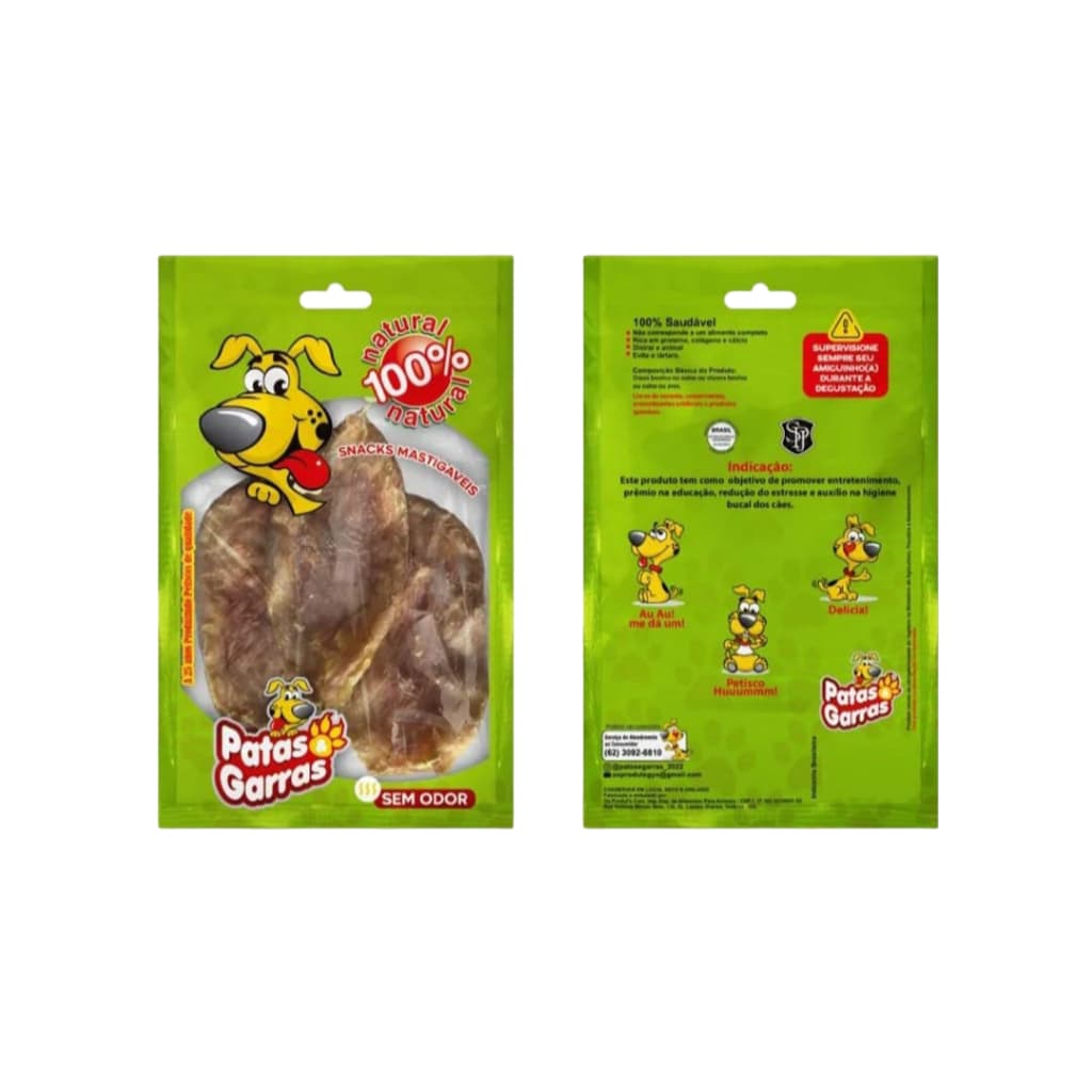 Parma C/3 Snacks mastigáveis Patas e Garras - Natural