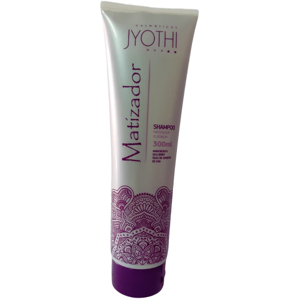 Shampoo Matizador Desamarelador Platinum Roxo Efeito Pérola Loiro Brilhante Platinado Sem Sal 300ml