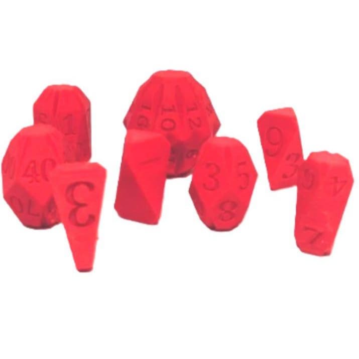 Facets Dice - Conjunto completo de dados de RPG personalizados Impressão 3D