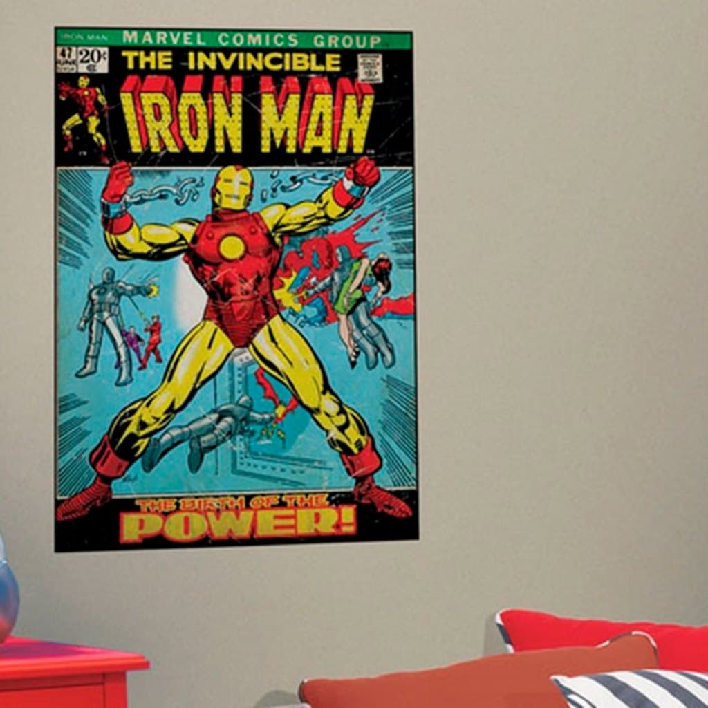 Homem de Ferro Marvel Adesivo de Parede Decorativo