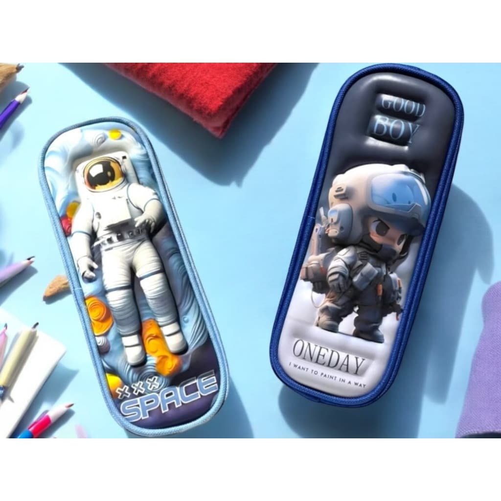 Estojo Astronauta Estojo Escolar Lápis Astronauta Eva Box Estojo Volta as Aulas Material Escolar