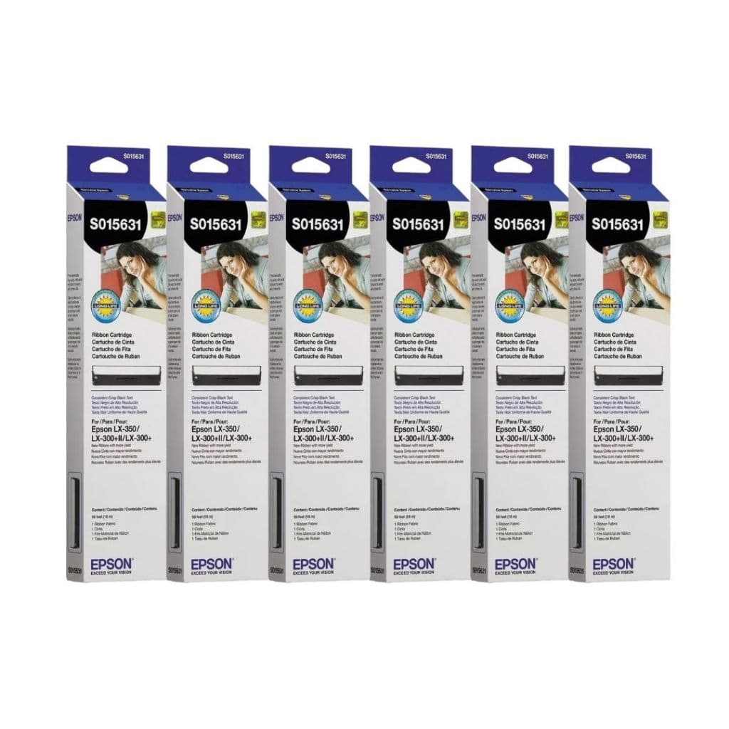 Kit 06 Fita Matricial Epson para Matricial LX-350 S015631