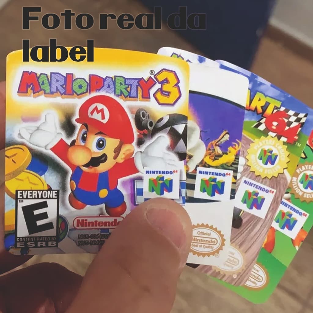kit Label, Etiqueta adesiva para restauração de cartucho de Nintendo 64