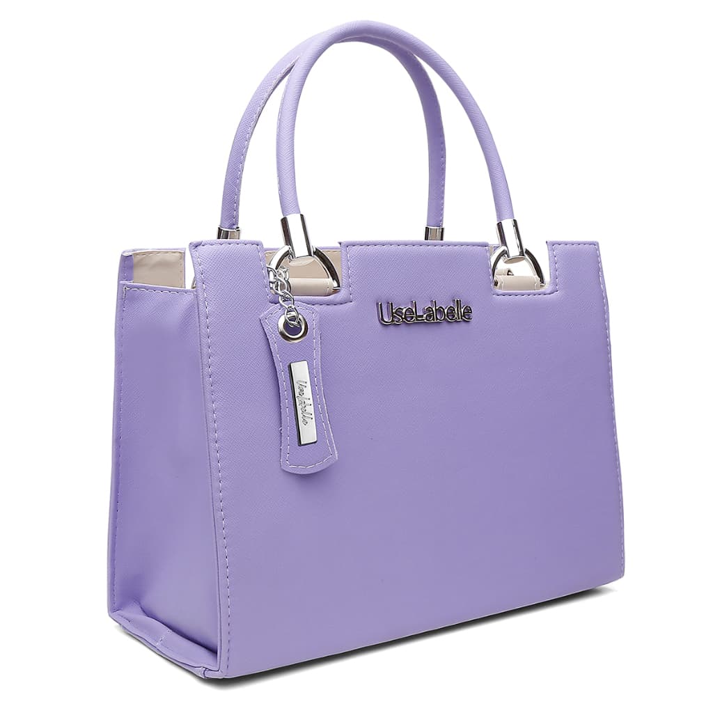 Bolsa Feminina Lilas Original Uselabelle Tira Colo Mão com Alça Transversal Tendencia Moderna