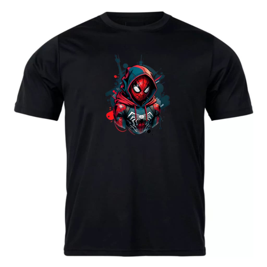 Camiseta Masculina Lançamento Homem Aranha Tecido de Alta Qualidade 100% Algodão
