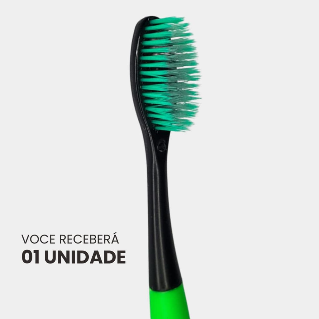 Escova de Dentes com Cerda Macia  Sortida com Capa Protetora