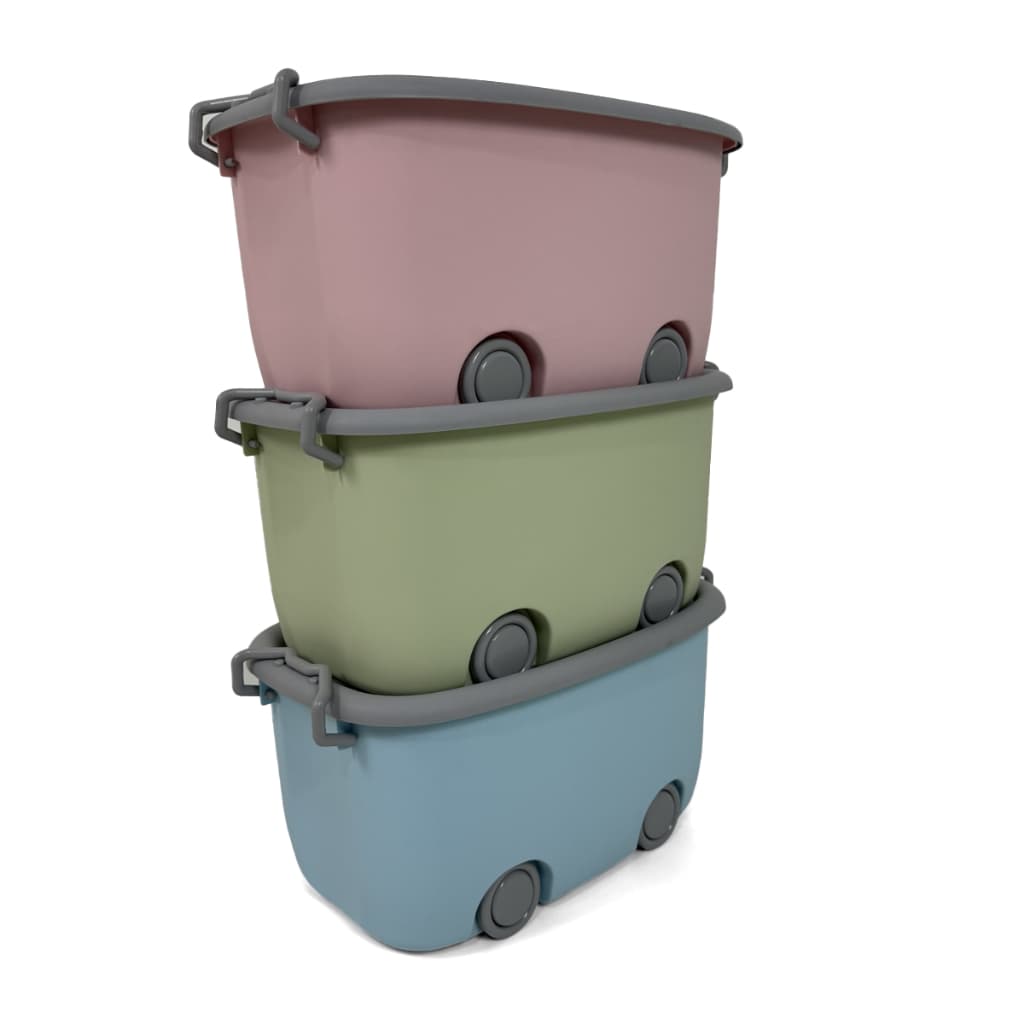 Kit de 3 Cestos Pequenos: Organização Prática e Estilosa para Brinquedos em Tamanhos Úteis e Eficaze