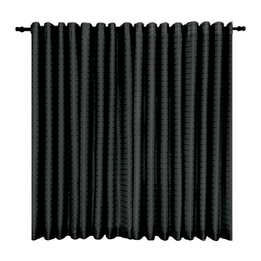Cortina Blackout pvc C/ Tecido Voil Xadrez Janela Sala Quarto