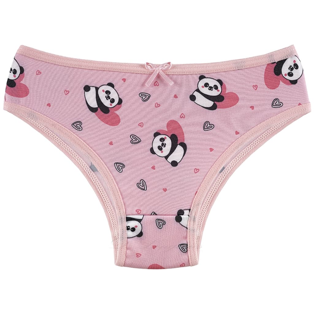 Calcinha Juvenil Micro Estampada Menina Moça Feminina Tanga Infantil Conforto Forro Algodão