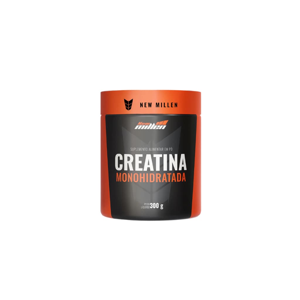 Creatina 100% Pura Monoidratada 300g New Millen Original Força