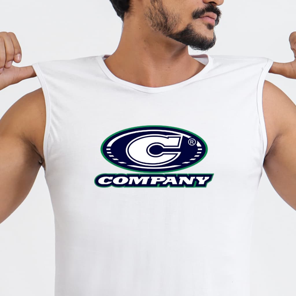Regata Company Camiseta 100% Algodão Retrô Anos 80/90 Confortável Macia Sem Manga
