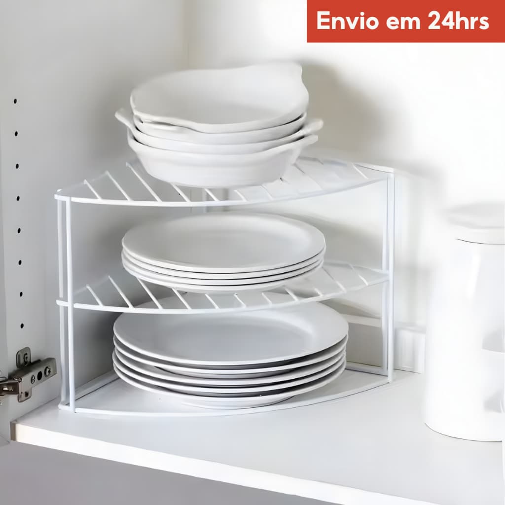 Organizador de Armário Aramado Parte Interna de Armário Cozinha