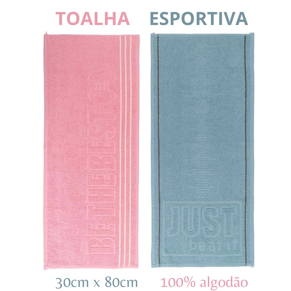 Toalha Academia Fitness 100% Algodão Lufamar