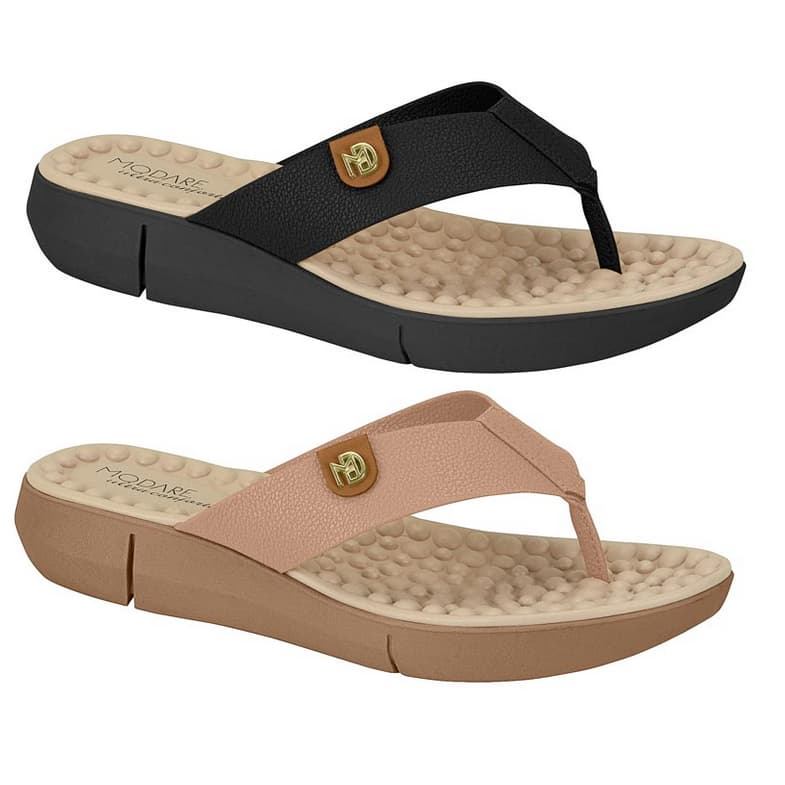 Chinelo Ortopédico Modare Original Palmilha Ultraconforto para Esporão e Facite Plantar