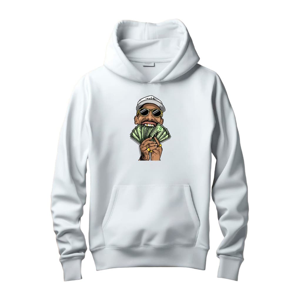 Blusa de Frio Moletom Canguru Masculino Money Dolar Dinheiro Streetwear Com Capuz Skatista