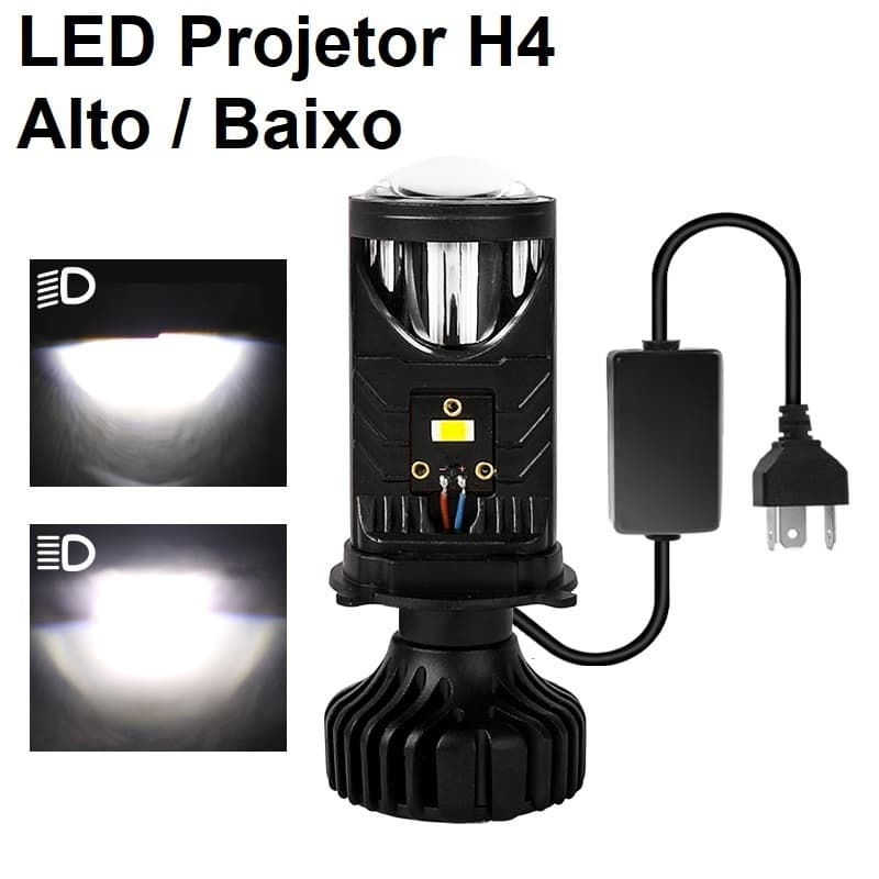 20000LM H4 Mini Projetor LED Canbus H8 H11 9005 HB3 9006 9012 HB4 6000K 110W Lâmpada 12V