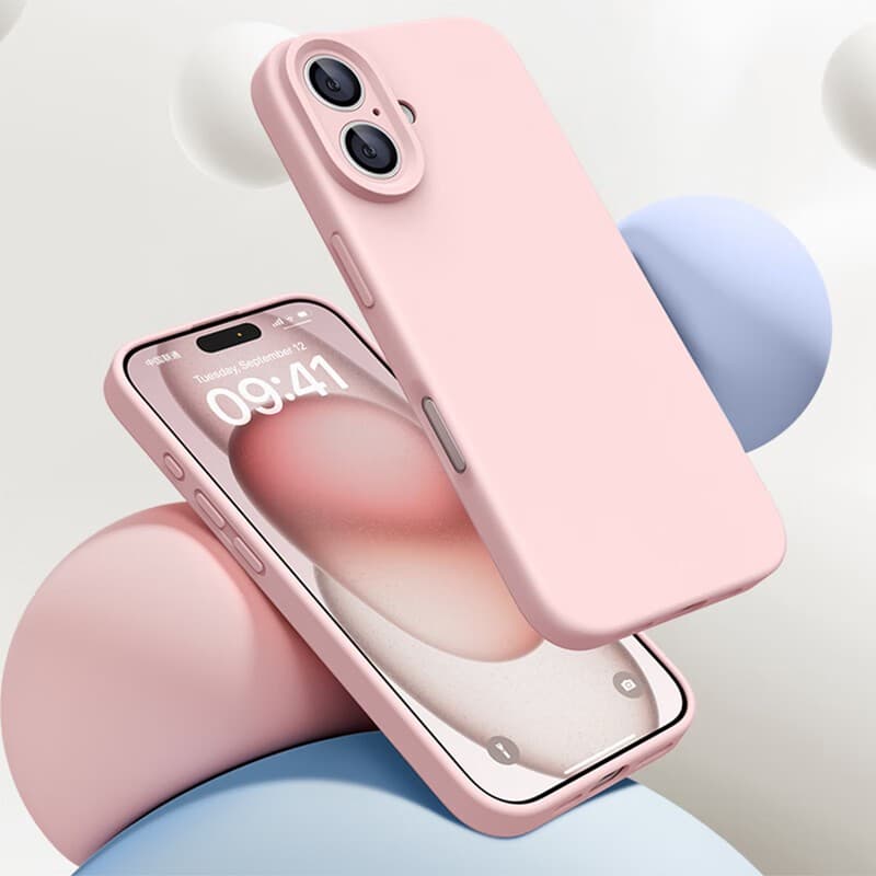 Capa Case iPhone 16/ 16plus Aveludada Premium Fechada com Proteção de Câmera