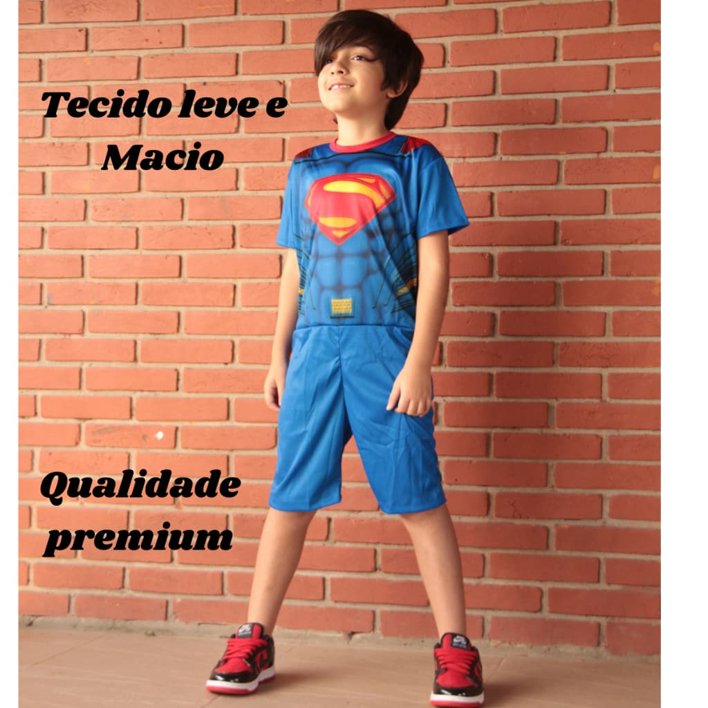 Fantasia infantil Menino do Super Man