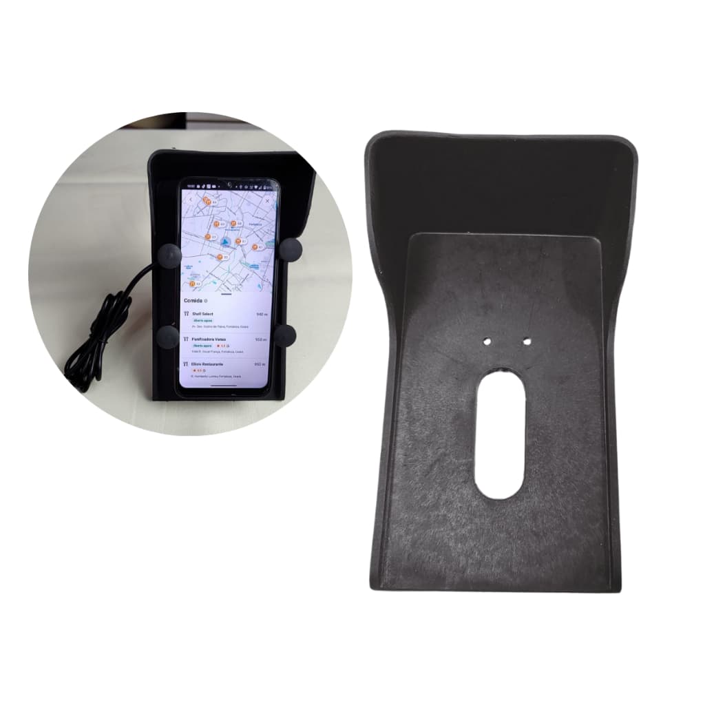 CAPA PROTETORA Para Suporte de Celular Quebra Sol e Anti Claridade Uber 99 Taxi Proteção Moto