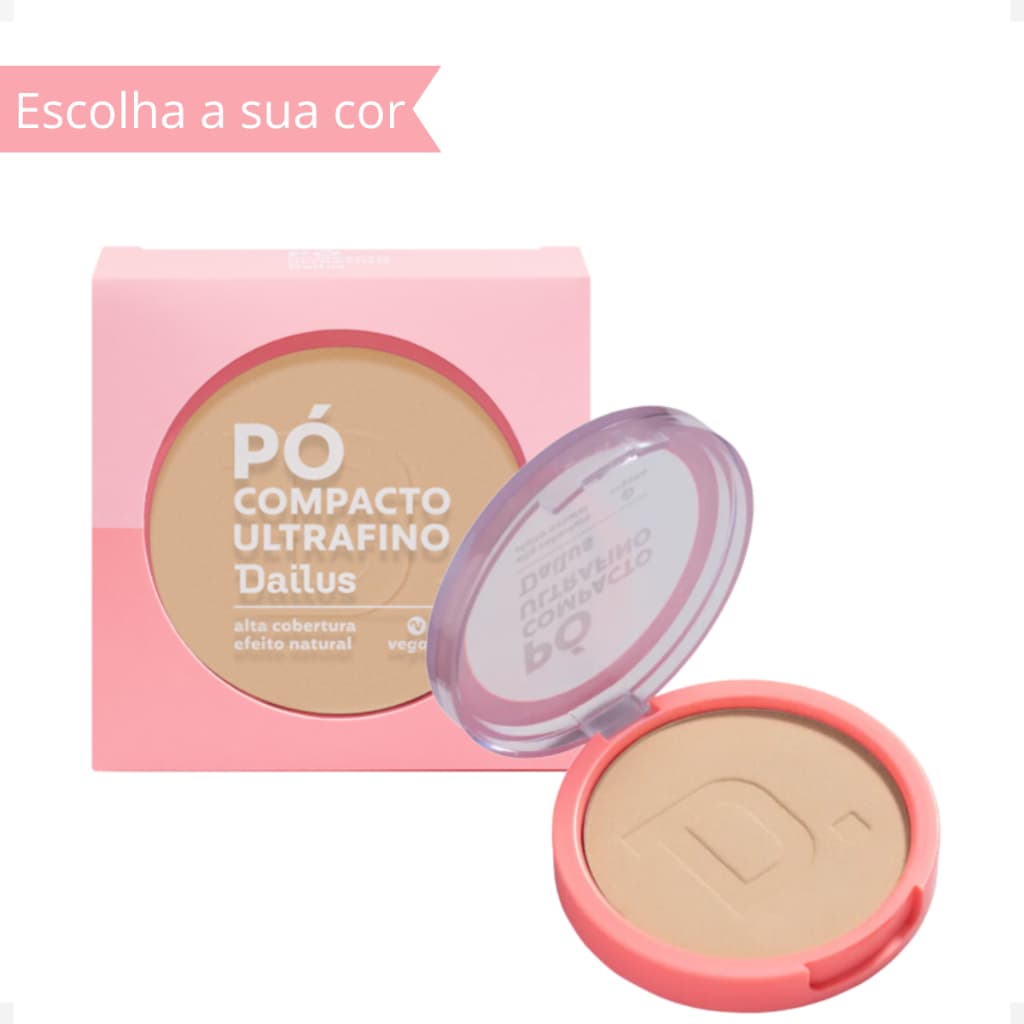 Pó Compacto Ultrafino Resistente à água Dailus