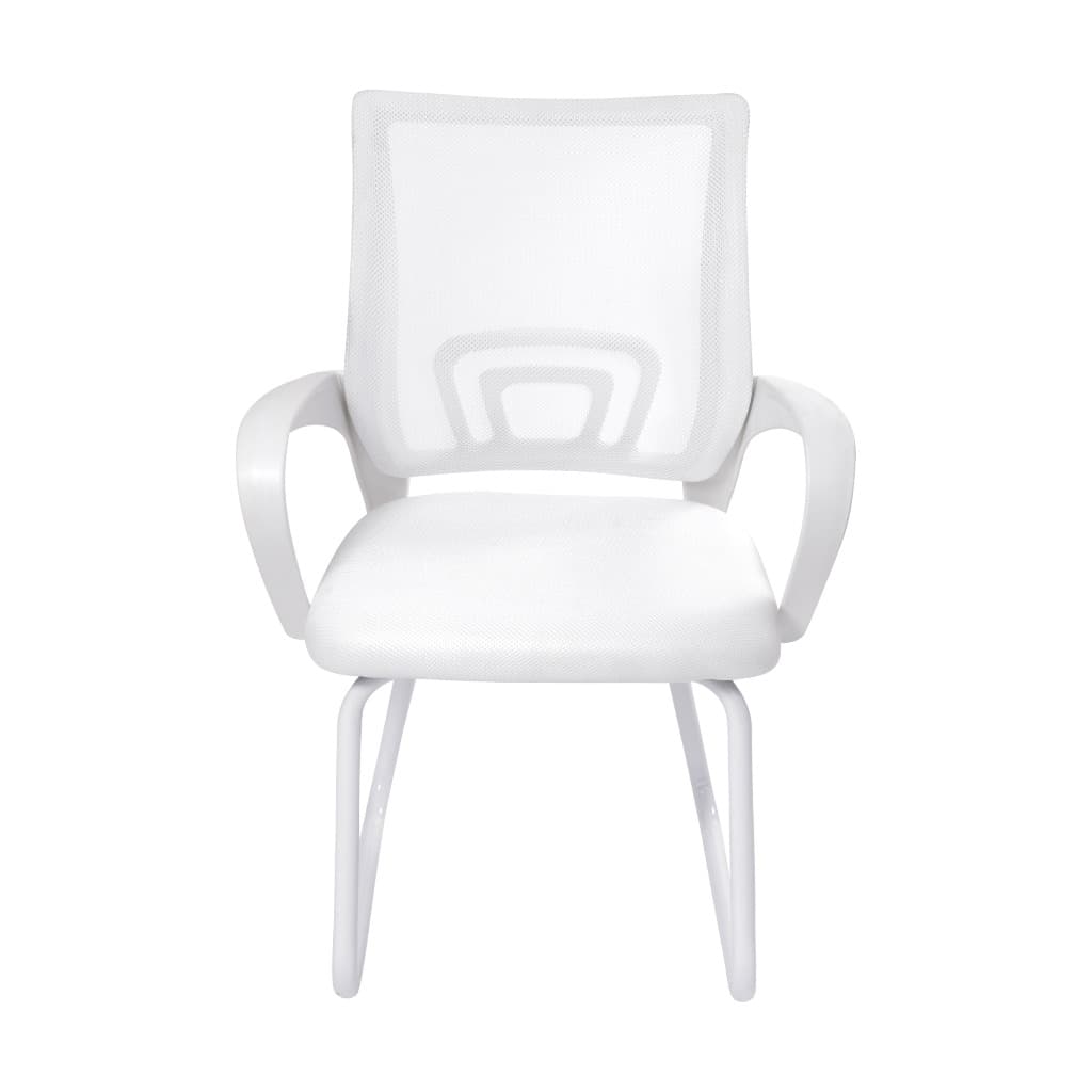 Cadeira De Escritorio Presidente Ergonomica Apoio Para Pés Branco