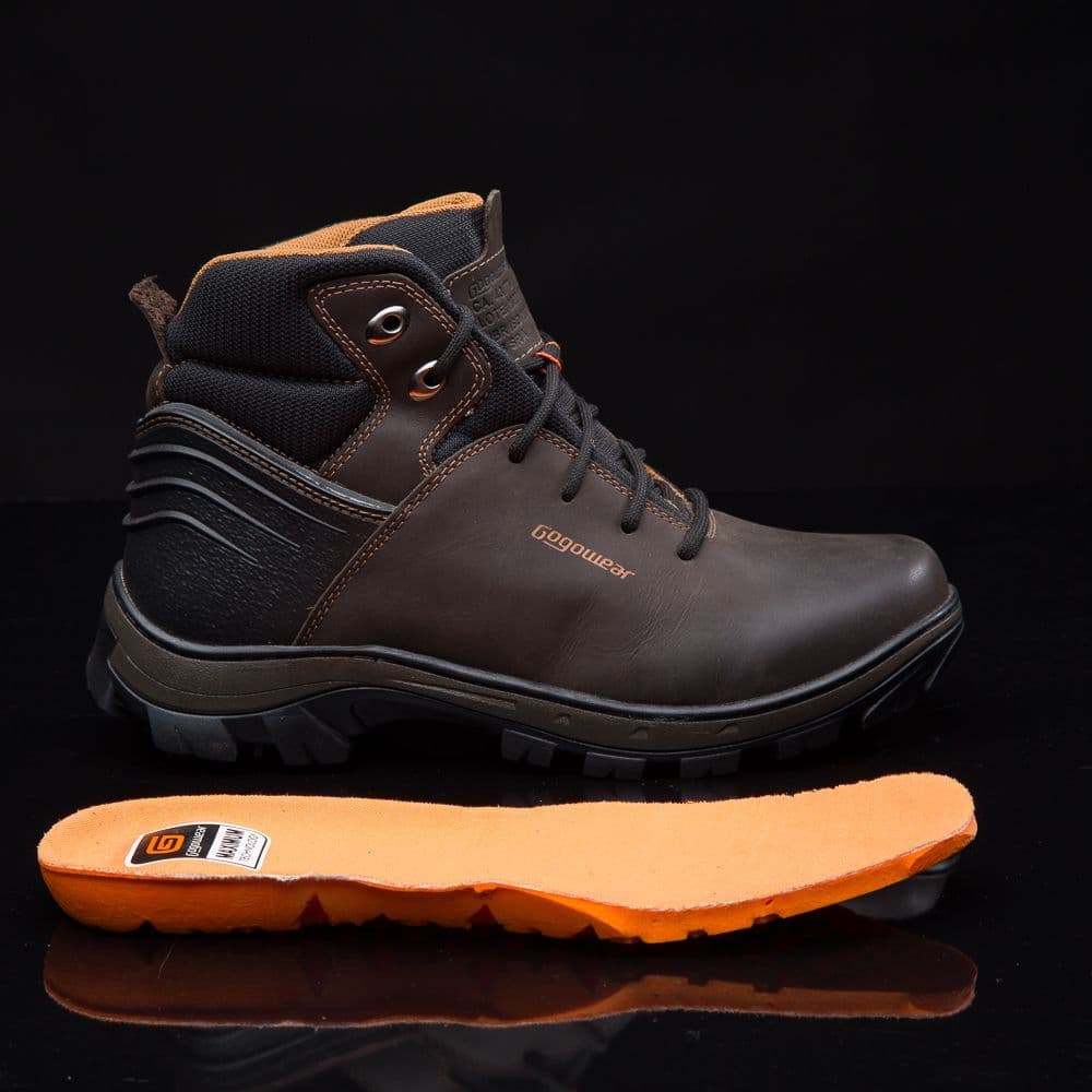 Bota Com CA Bico De PVC De Segurança Para Trilha e Moto Bota Original Gogowear Leve Macio Gel
