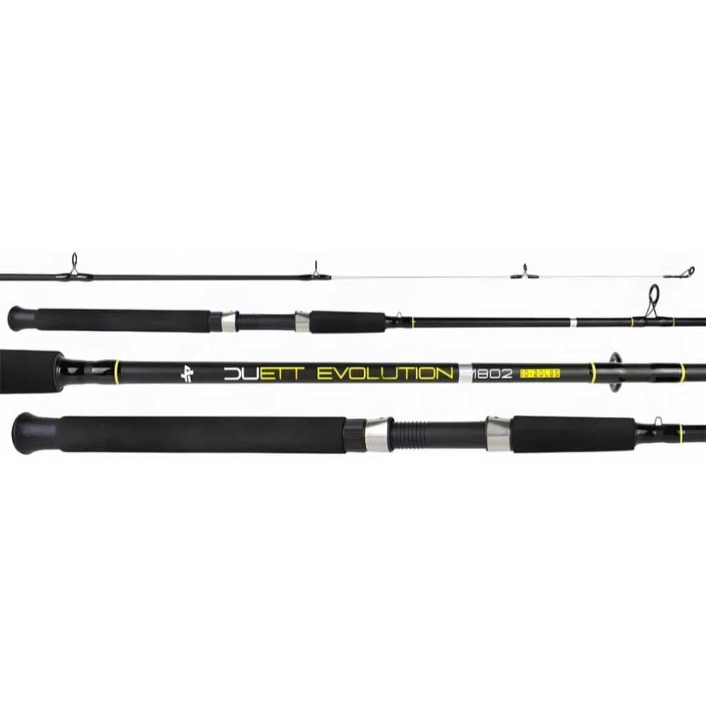 Vara Pesca Albatroz DUETT EVOLUTION 1,80mtr. Molinete 10-20lb 2 partes.