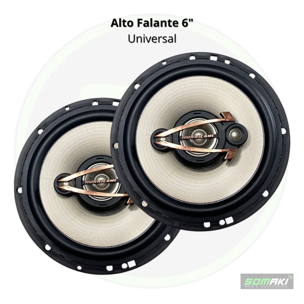 Alto Falante 6 Polegadas Quadriaxial QR-6 Hurricane Potente