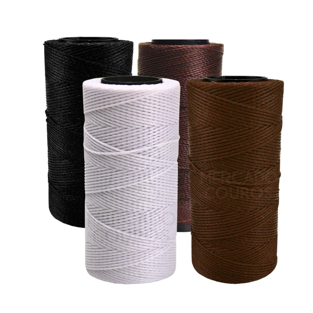Kit 4 Linhas Cordão Encerado160m Cordonê Costurar Bainha Couro N°4