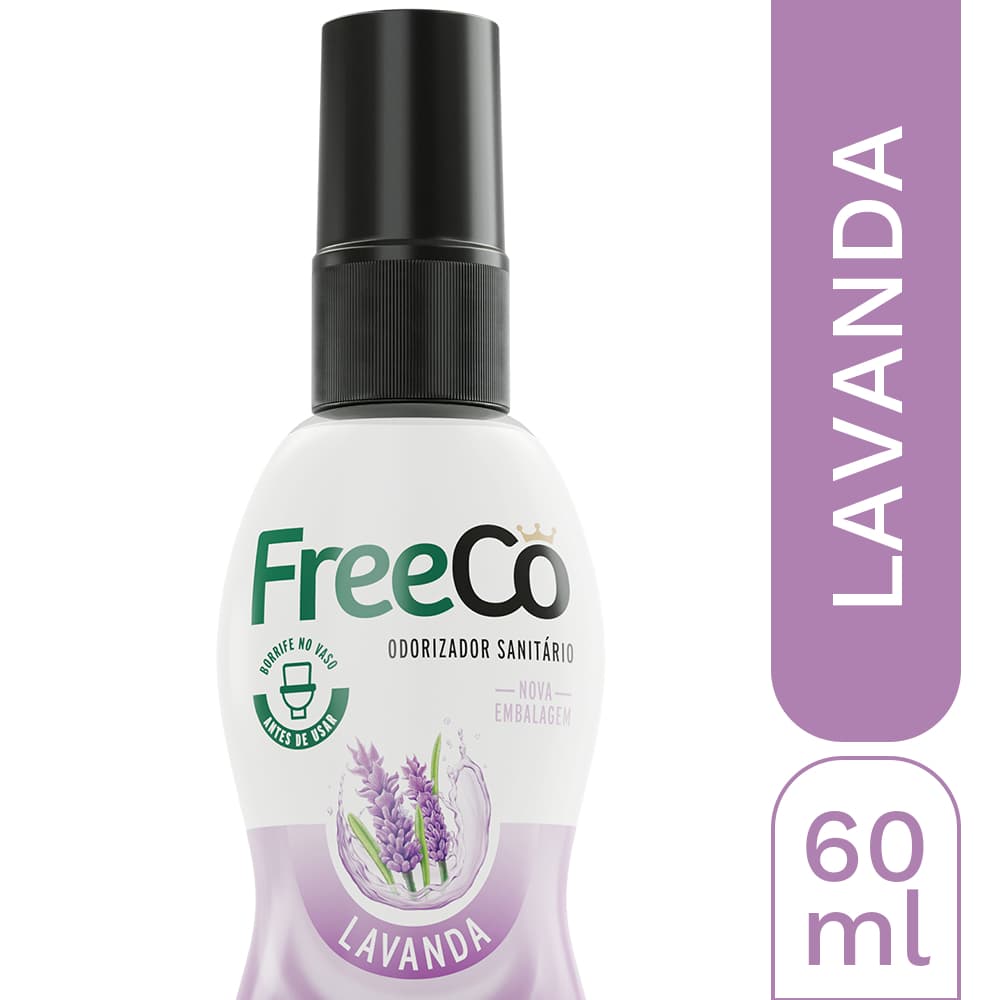 Bloqueador de Odores Sanitários FreeCô Lavanda – 60ml