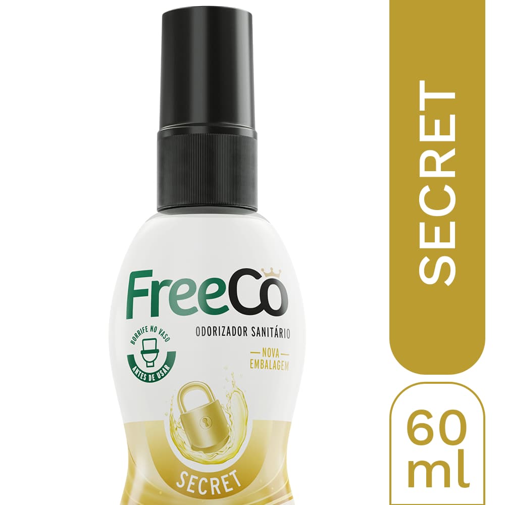 Bloqueador de Odores Sanitários FreeCô Secret – 60ml