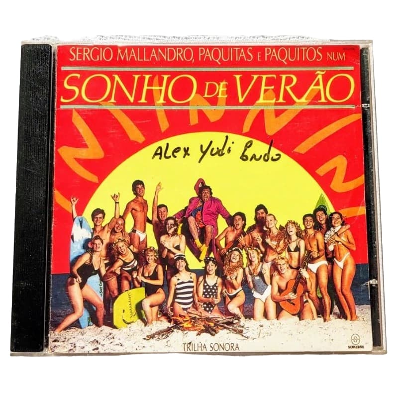 CD SONHO DE VERÃO 1990 (TRILHA SONORA DO FILME SONHO DE VERÃO) COM PAQUITAS/SERGIO MALLANDRO/PAQUITOS