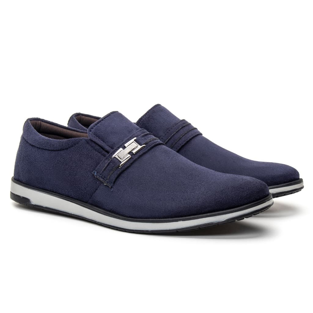 Slip On Masculino Coleção Nova em Camurça Estilo Espote Fino Lançamento