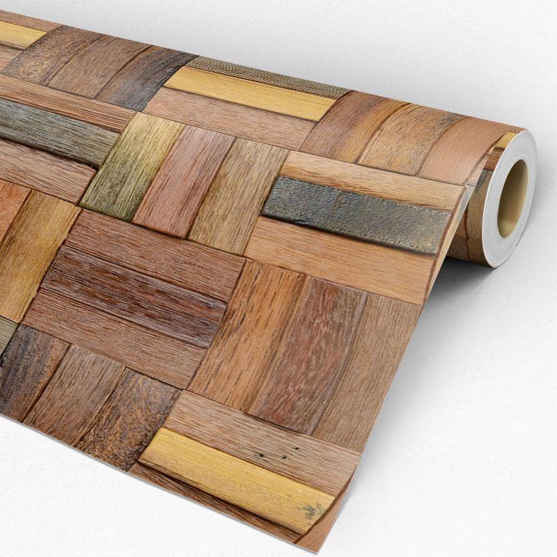 Papel de Parede Adesivo Piso Parede Autocolante Madeira Palete Ripas