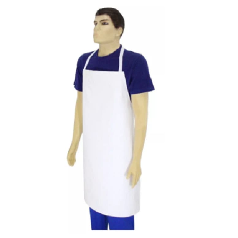 Avental Cozinha Profissional Emborrachado 110x63cm Kit 10 Pç