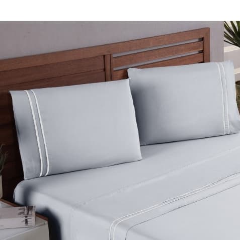 2 unidades em Fronha avulsa cor branca tamanho 70 cm x 50 cm 300 fios
