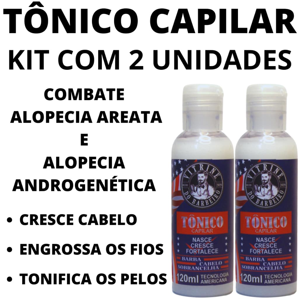 2 Tônico Capilar Para Hidratação e Fortalecimento Do Cabelo
