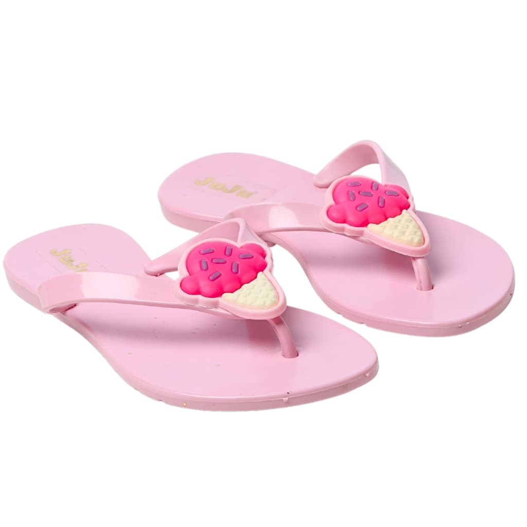 Chinelo infantil rasteirinha menina glitter sandália juvenil desenhos juju shoes
