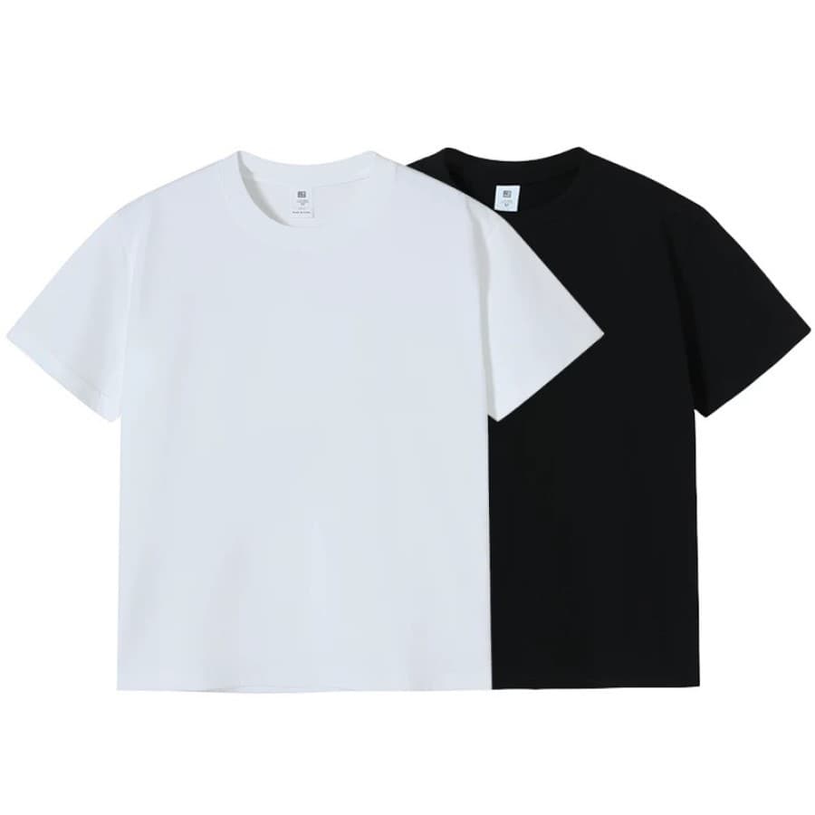 Kit 2 Camiseta basica Camisa Masculina Malha 30.1 Premium unissex feminina