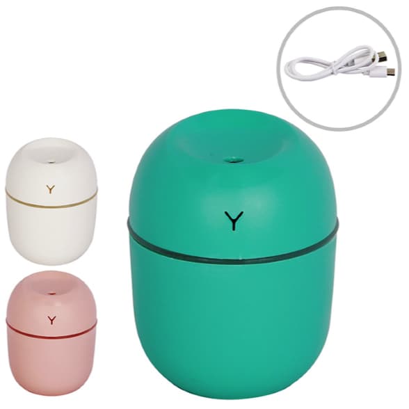 Mini Umidificador LED USB  Aromatizador Portátil 130ml